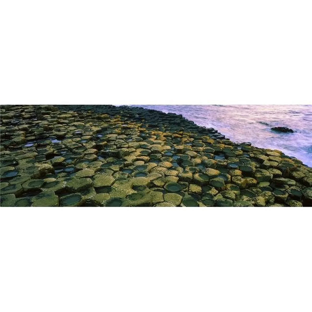 Giants Causeway Co Antrim Ireland - Area Designated A Unesco World Heritage Sizeite with Basalt Columns Poster Print by The Irish Image Collection, 44 x 14 - Large