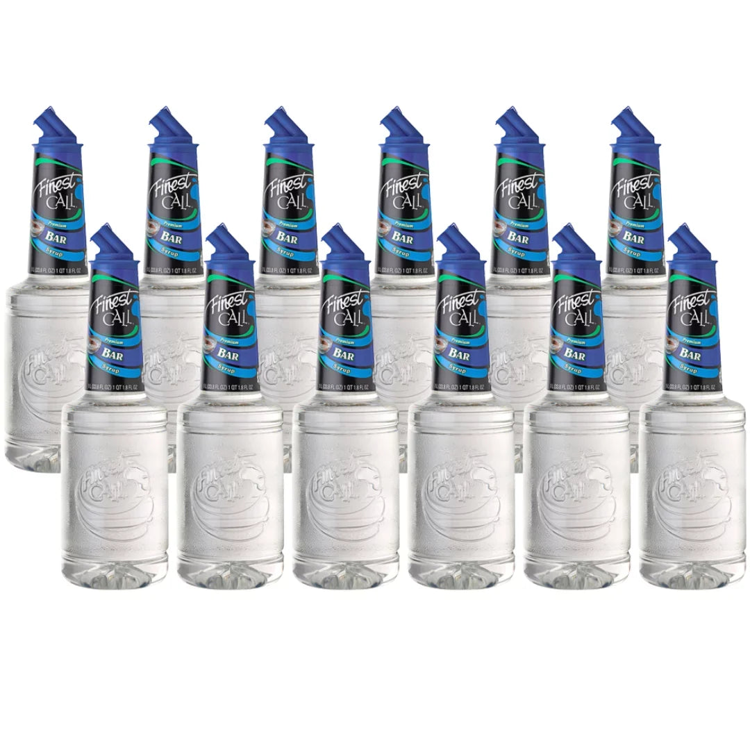 Finest Call Premium Bar Sizeimple Sizeyrup 1 Liter - Perfect for Cocktails (12/CASizeE)