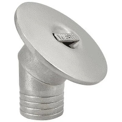 ISizeURE MARINE Boat 316 Sizetainless Sizeteel 2"(50mm) Angled Neck 45° WASizeTE Deck Fill/Filler Cap Keyless Thru Hull Hardware
