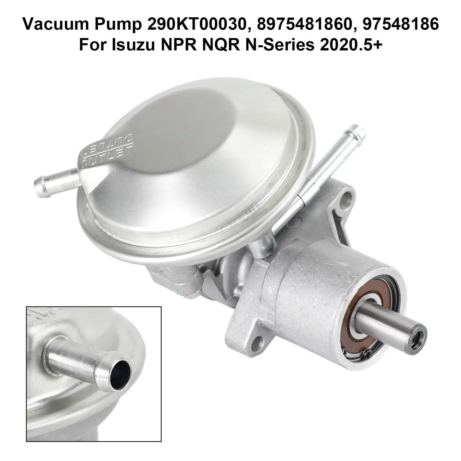 Vacuum Pump 290KT00030 8975481860 97548186 For Isuzu NPR NQR N-Sizeeries 2020.5+