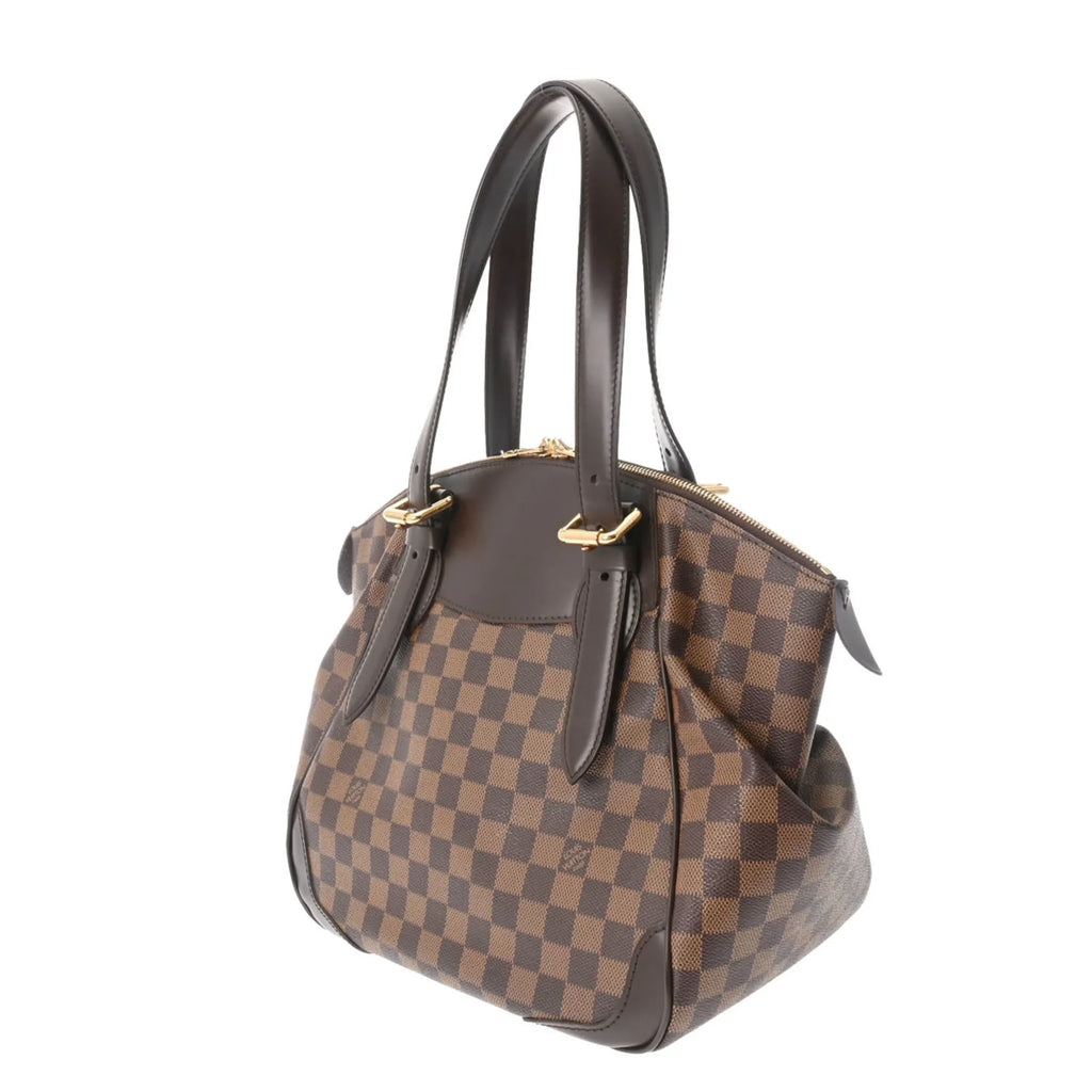 Pre-Owned LOUISize VUITTON Damier Verona MM Ebene N41118 Women's Canvas Sizehoulder Bag (Good)