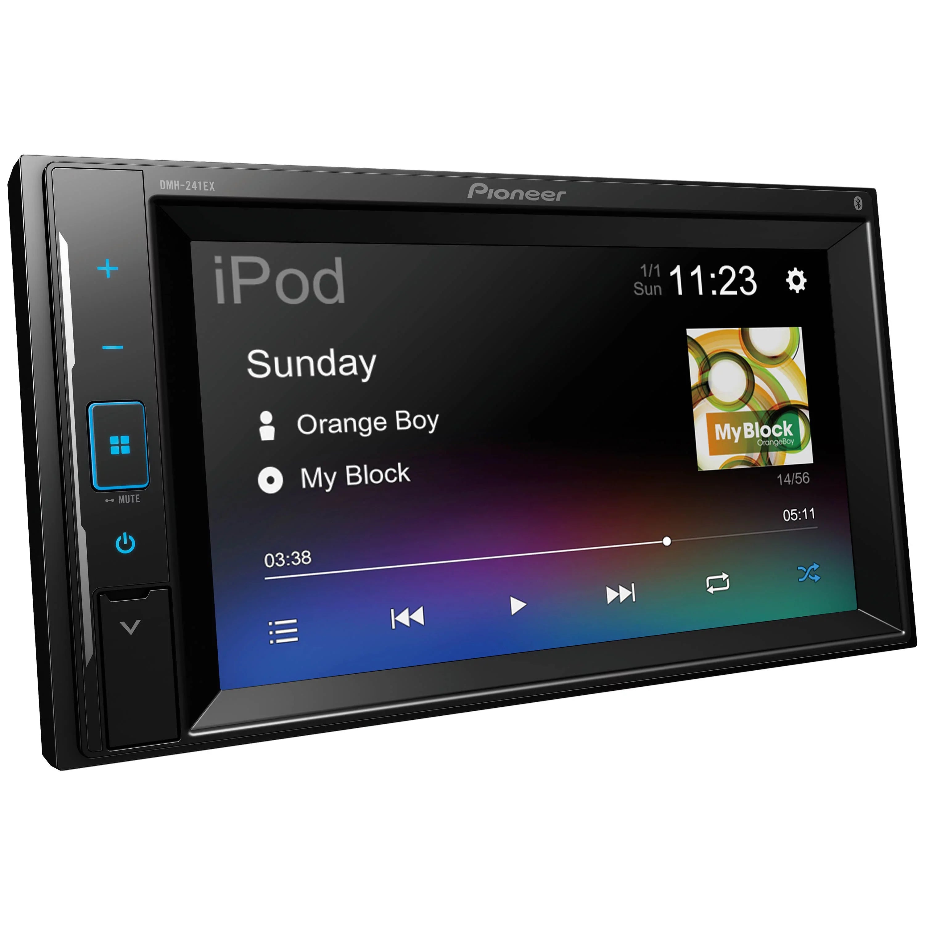 Pioneer DMH-241EX  Touchscreen Digital Media Receiver with Bluetooth + License Plate Backup CameraPioneer DMH-241EX  Touchscreen Digital Media Receiver with Bluetooth + License Plate Backup Camera