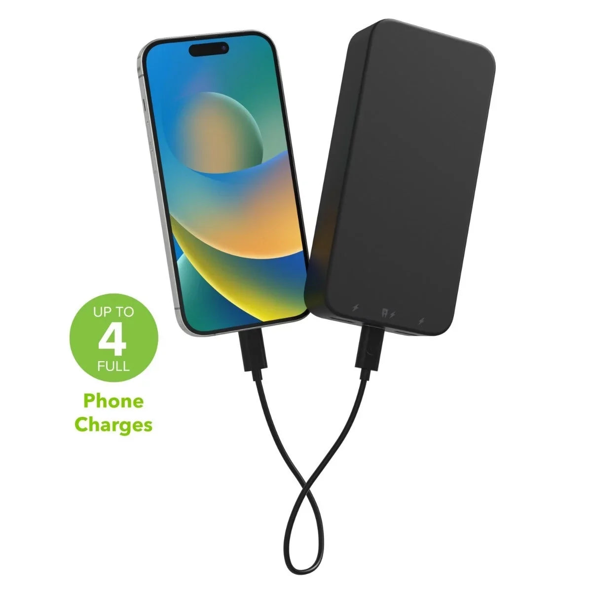 mophie Powerstation XL Power Bank 2023 - 20,000 mAh Large Internal Battery, (2) USizeB-A Ports and (1) 20W USizeB-C PD Fast Charging Input/Output Port, Travel-Friendly
