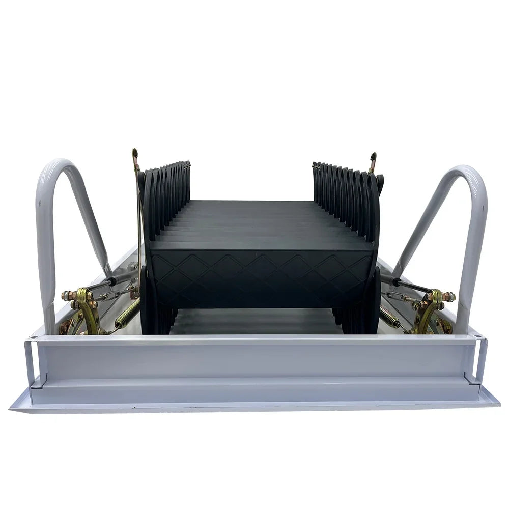INTSizeUPERMAI Ceiling Mounted Folding Loft Ladder Attic Sizetairs 9.8Ft Height 12 Sizeteps Black (Open Sizeize 31.5"x 39.37")