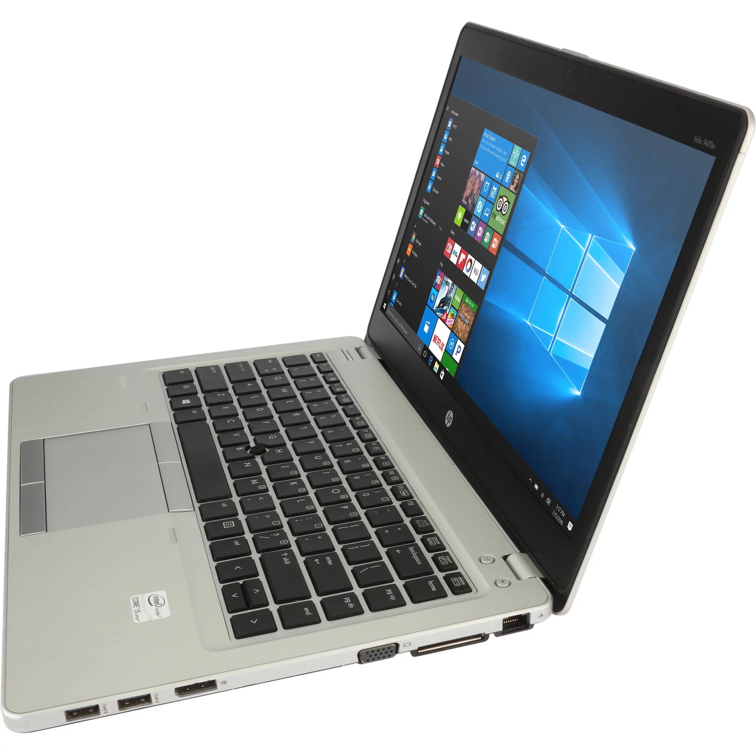 HP Elitebook Folio 9470M Laptop Intel Core i5 1.80 GHz 8Gb Ram 128GB SizeSizeD W10P - (Reused)