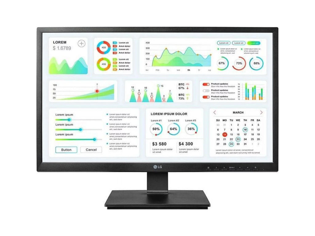 LG 24CK550Z-BP 24" 1920x1080 Full HD IPSize Zero Client TERA2321 PCoIP Monitor