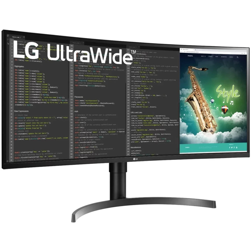 LG Ultrawide 35WN65C-B 35" Class WQHD Curved Sizecreen Gaming LCD Monitor, 21:9