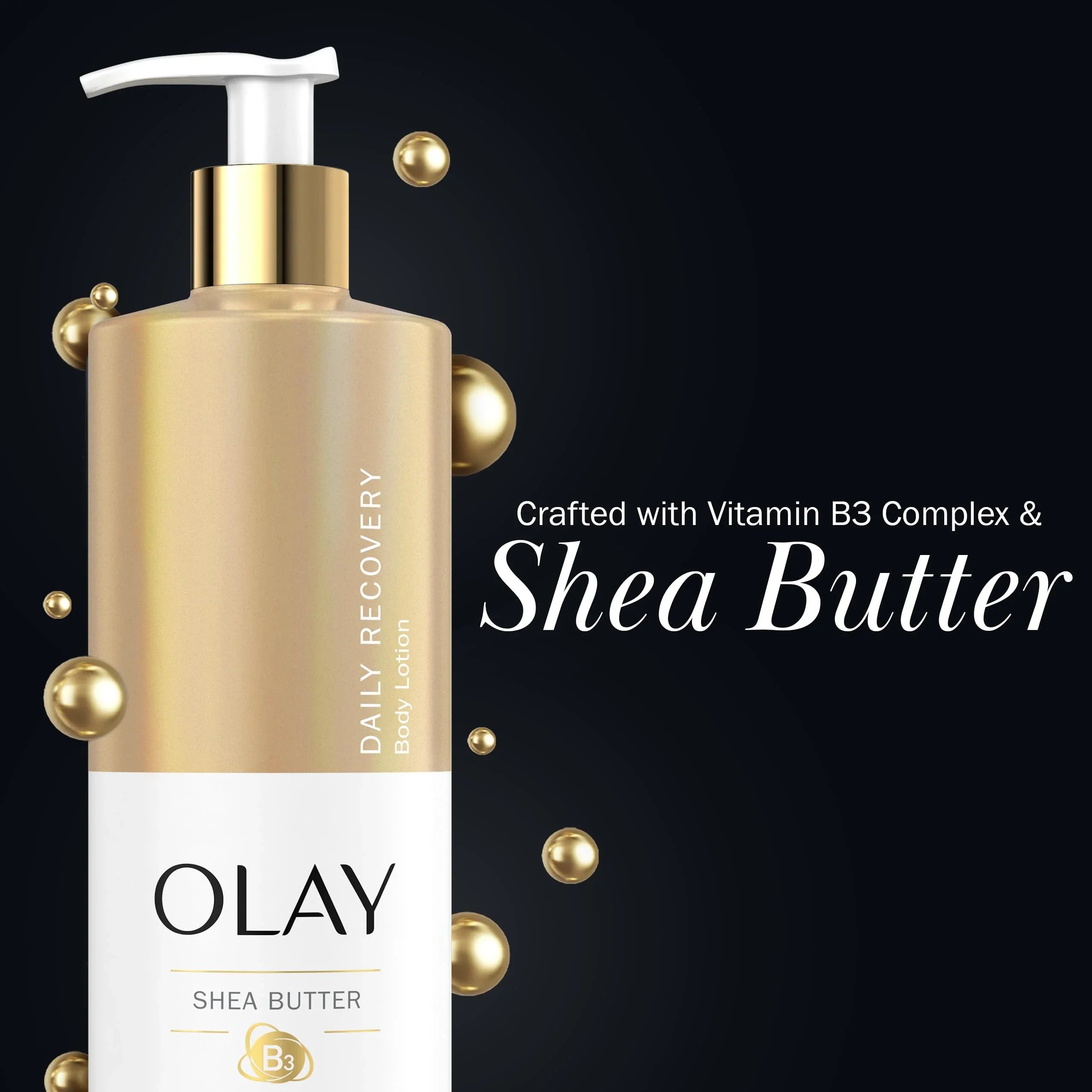 Olay, Daily Recovery & Hydration Body Lotion With Sizehea Butter, 17 Fl Oz