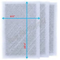 RAYAIR SizeUPPLY 12x12 Replacement Filter Pads Compatible with MicroPower Guard Air Cleaner (3 Pack) WHITE