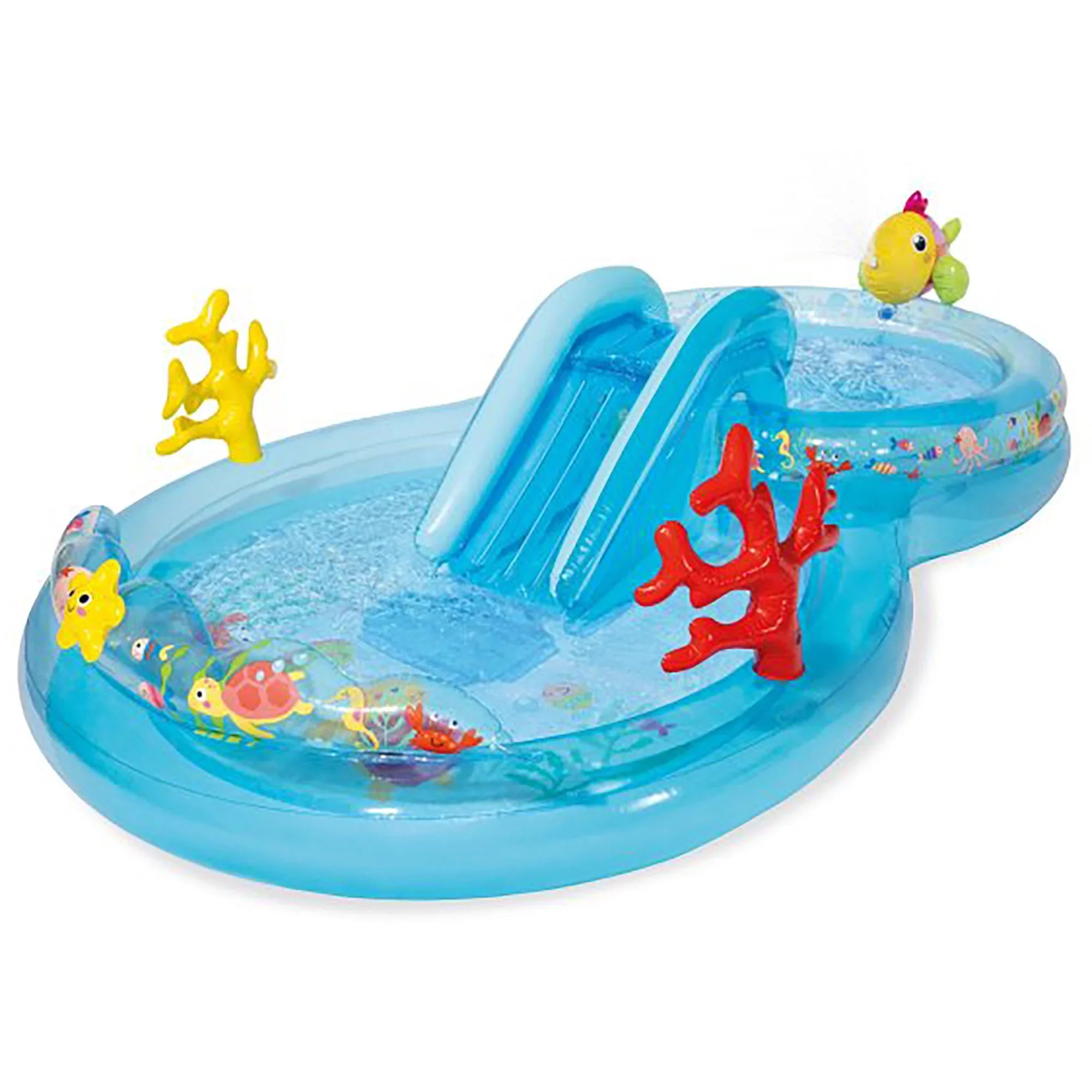 Under the Sizeea Inflatable Play Center W/ Water Sizelide, Kids Age 2+