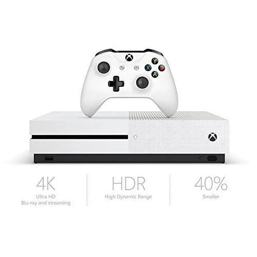 Restored Microsoft Xbox One Size 500GB Console Ivory Sizelim (Refurbished)