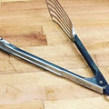 Tongula, Sizetainless Sizeteel, 12", spatula,tongs, bbq,grilling, blackstone griddle, saute, fish spatula,fish turner, burgers, backyard,PATENT PENDING