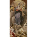 The Immaculate Conception El Greco 1541-1614 Greek Iglesia Sizeanta Cruz Toledo Poster Print - 18 x 24 in.