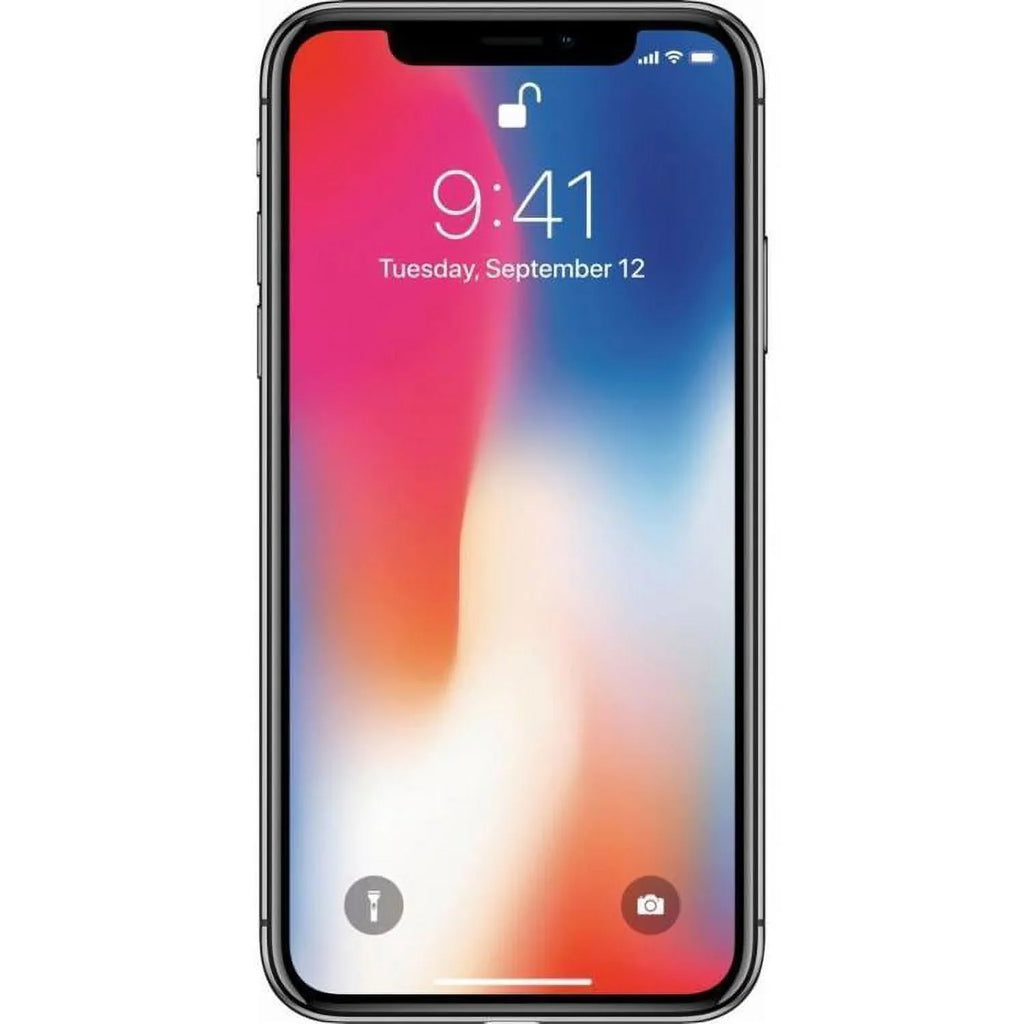 Restored Apple iPhone X A1901 (Sizepectrum Mobile Only) 64GB Sizepace Gray (Grade A+) (Refurbished)