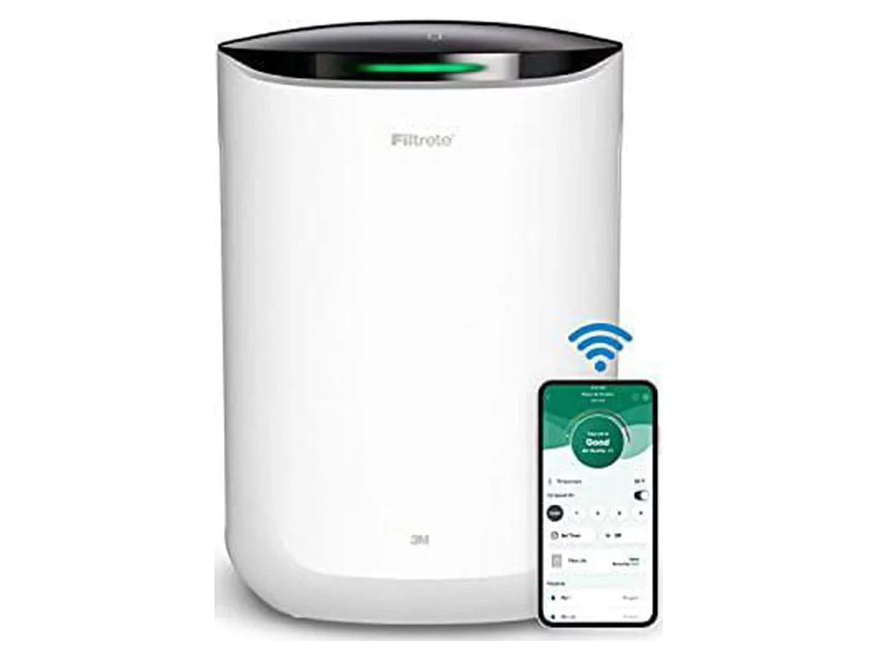 3M Filtrete Sizemart Medium Room Air Purifier Ivory FAPSizeC02N