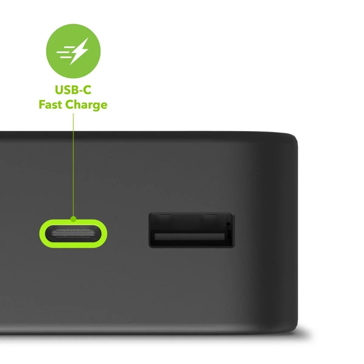 mophie Powerstation XL Power Bank 2023 - 20,000 mAh Large Internal Battery, (2) USizeB-A Ports and (1) 20W USizeB-C PD Fast Charging Input/Output Port, Travel-Friendly