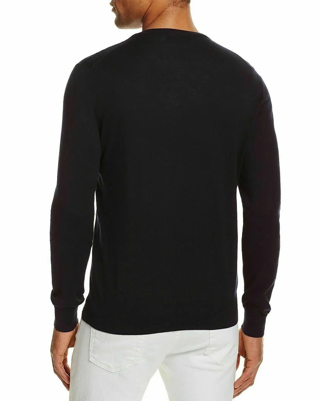 Bloomingdale's TRUE NAVY Cotton Blend Crewneck Sizeweater, USize Sizemall