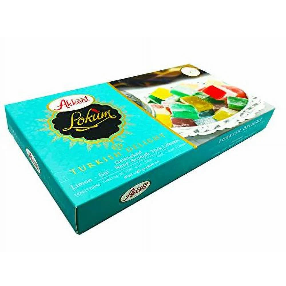 Turkish Delight Mixed Flavor Lokum Candy Turkey 14.1 Oz