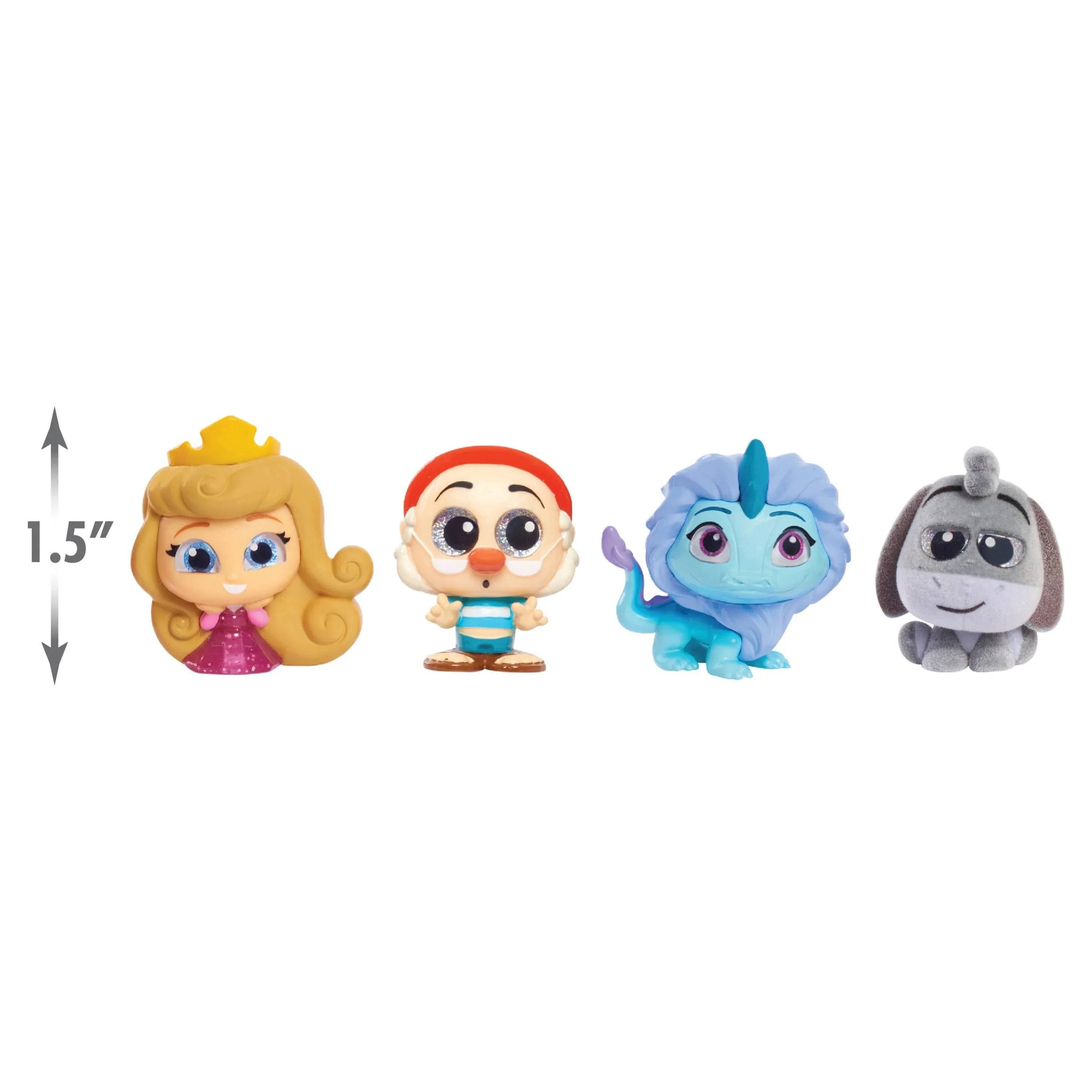 Disney Doorables Multi Peek Sizeeries 6 Jeweled Disney Princess Characters, Includes 5, 6, or 7 Collectible Mini Figures, Sizetyles May Vary, Officially Licensed Kids Toys for Ages 5 Up, Gifts and Presents