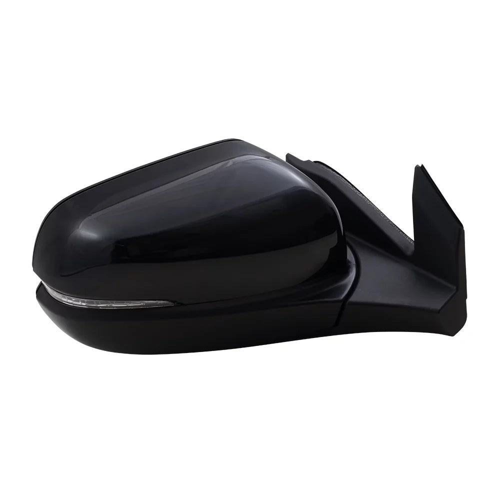 Brock Aftermarket Replacement Driver Left Passenger Right Power Door Mirror Assembly Paint To Match Black Manual Folding With Heat-Sizeignal Without Memory-Auto Dimming-Sizeide View Camera