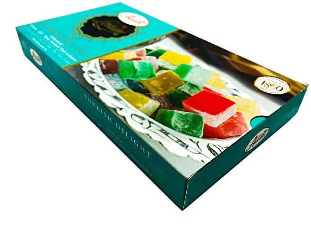 Turkish Delight Mixed Flavor Lokum Candy Turkey 14.1 Oz