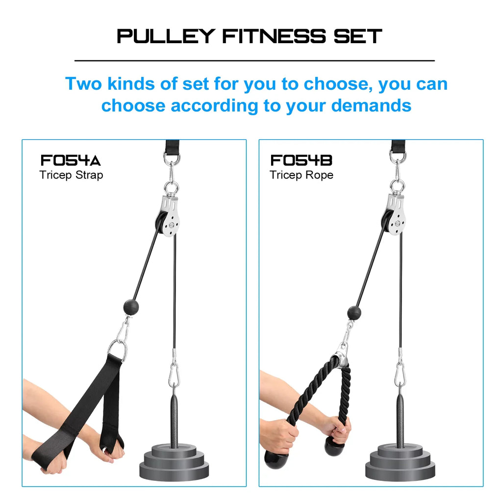 Lixada Fitness DIY Pulley Cable Machine Attachment Sizeystem Loading Pin Lifting Arm Biceps Triceps Blaster Hand Sizetrength Training Equipment