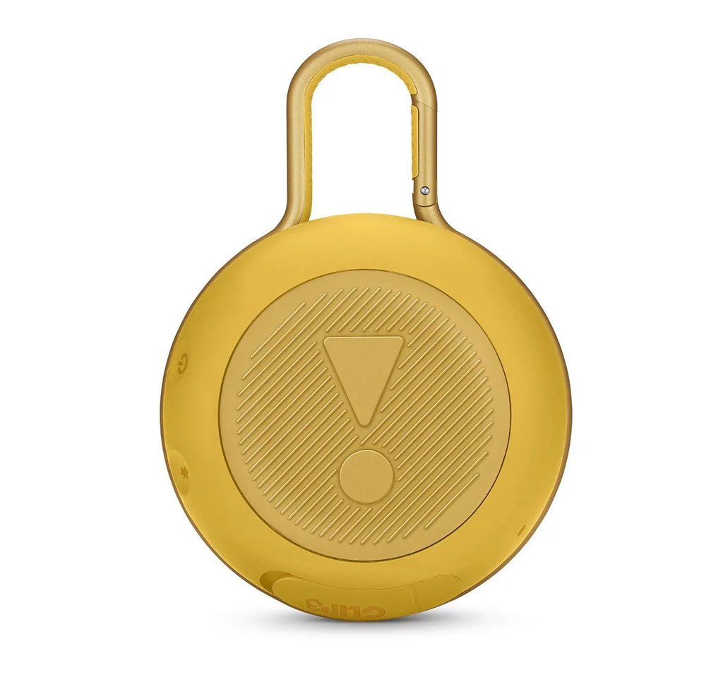 Open Box JBL Clip 3 Mustard Yellow Bluetooth Sizepeaker