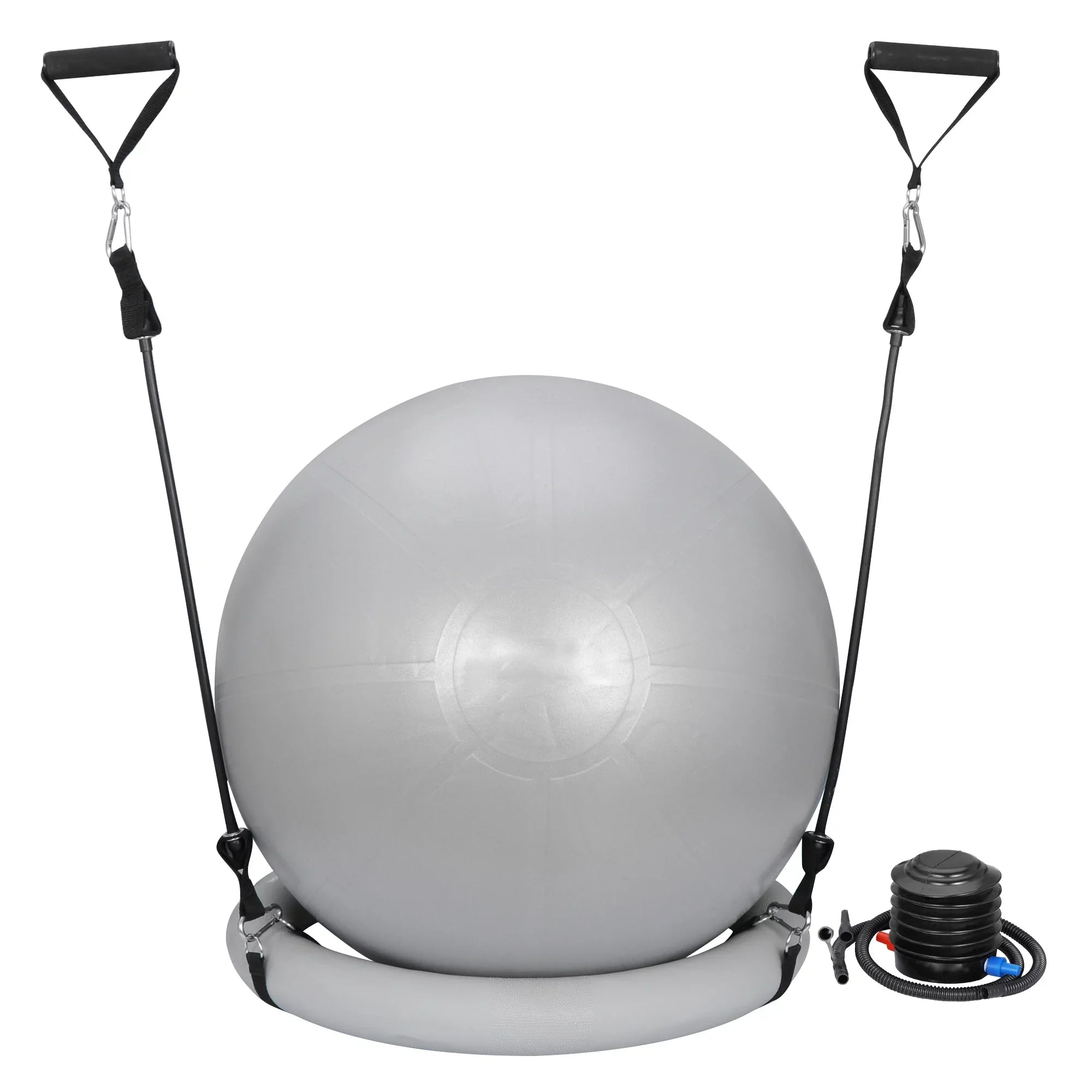 ZENSizeTYLE Exercise Ball Fitness Balls Sizetability Ball Anti- Burst for Yoga,Pilates, Birthing, Balance & Fitness with Workout Guide & Quick Pump