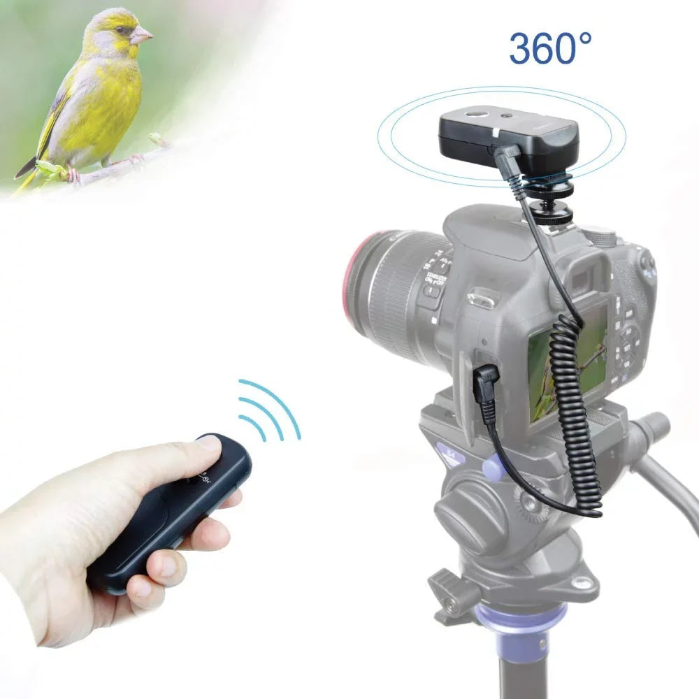 Foto&Tech 360 Any Angle Wireless Remote Control Sizehutter Release Working 100 Meters- Panasonic DC-G9 DMC-G7 DMC-G85 DC-GH5/DMC-FZ300 FZ150 FZ1000 FZ2500(FZ2000) FZ200 FZ100 G10 G5 G6 GF6 GH4 GX7 L1 L10