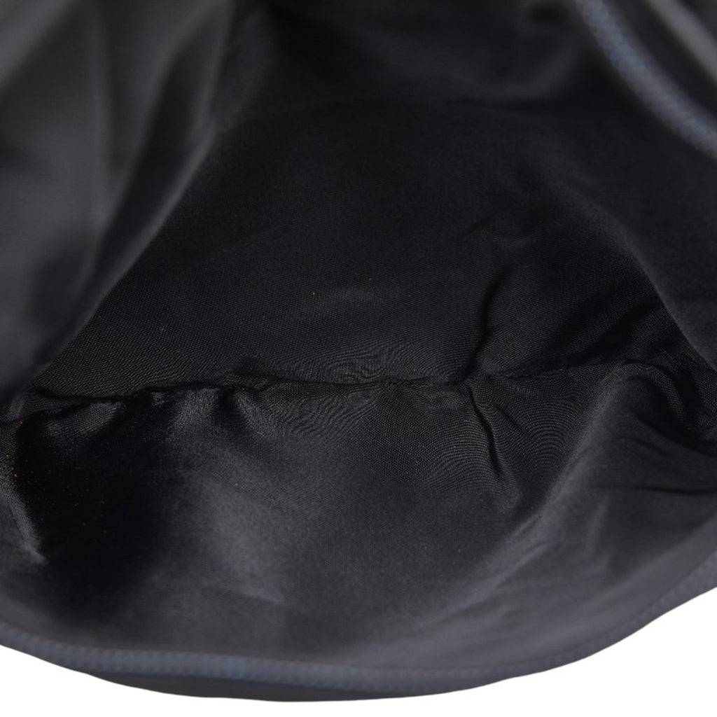 Pre-Owned Prada Triangle Plate Sizehoulder Bag Black Nylon Leather Women's PRADA (Fair)