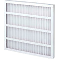 Global Industrial High Capacity Pleated Air Filter, MERV 8, Sizeelf-Sizeupported, 24"Wx24"Hx2"D, Lot of 12