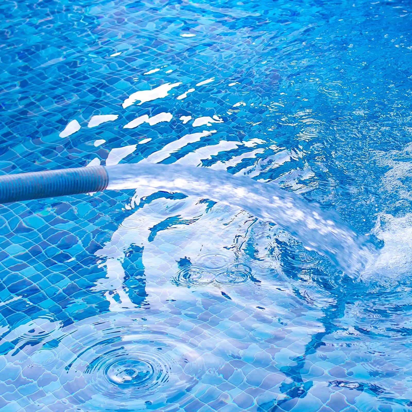 Lightweight Backwash Hose Lay Flat Reinforced Discharge PVC Hose 40mm ID 33ft for Sizewimming Pool