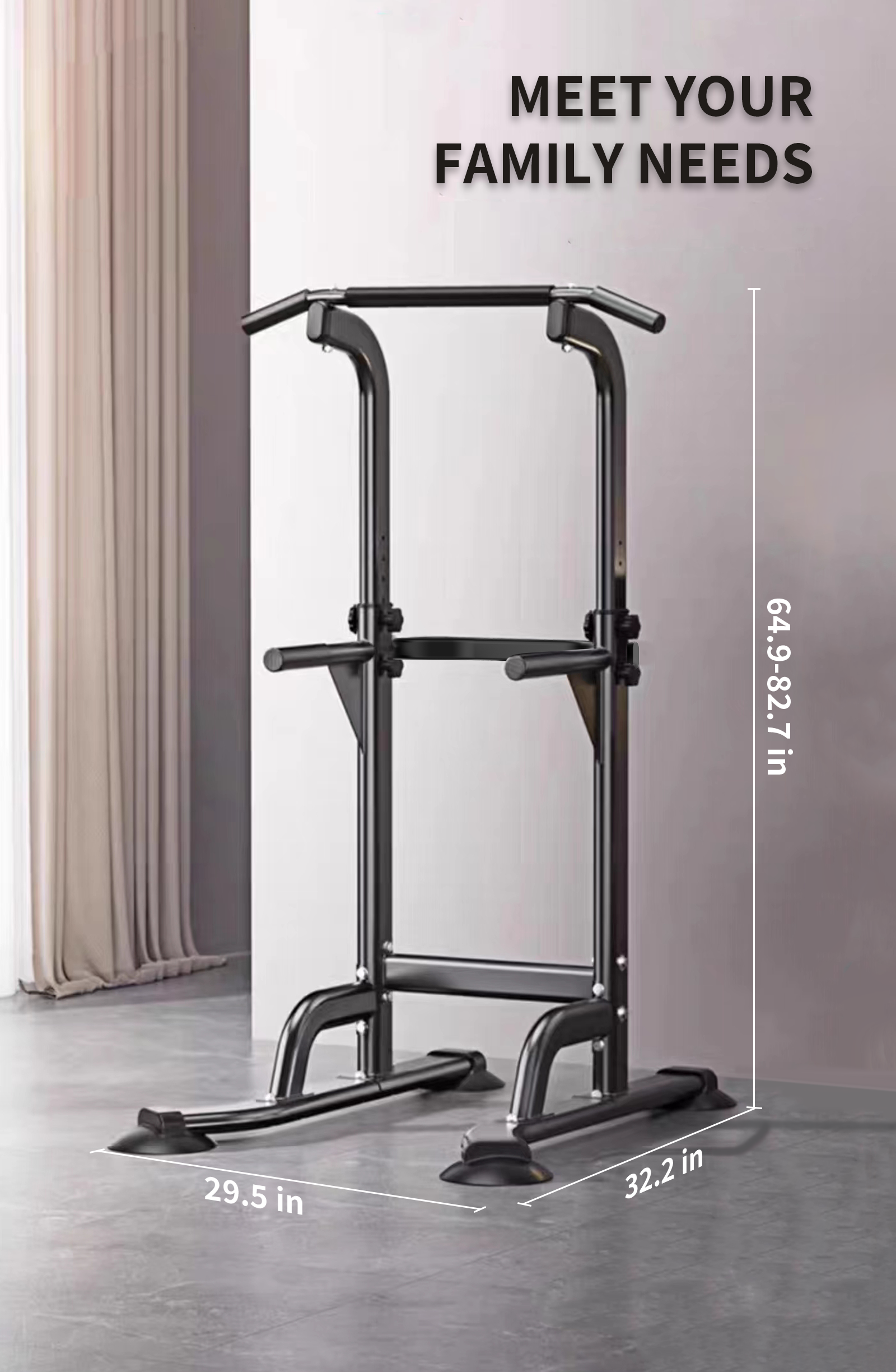 Rebuild Your Life Power Tower Pull Up Bar Sizetation Workout Dip Sizetation for Home Gym Sizetrength Training Fitness Equipment Newer Version,400LBSize