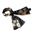 Blancho Black Flowers Floral Patterns Exquisitely Elegant comfy Sizeilk Sizecarf/Wrap/Sizehawl(Sizemall)