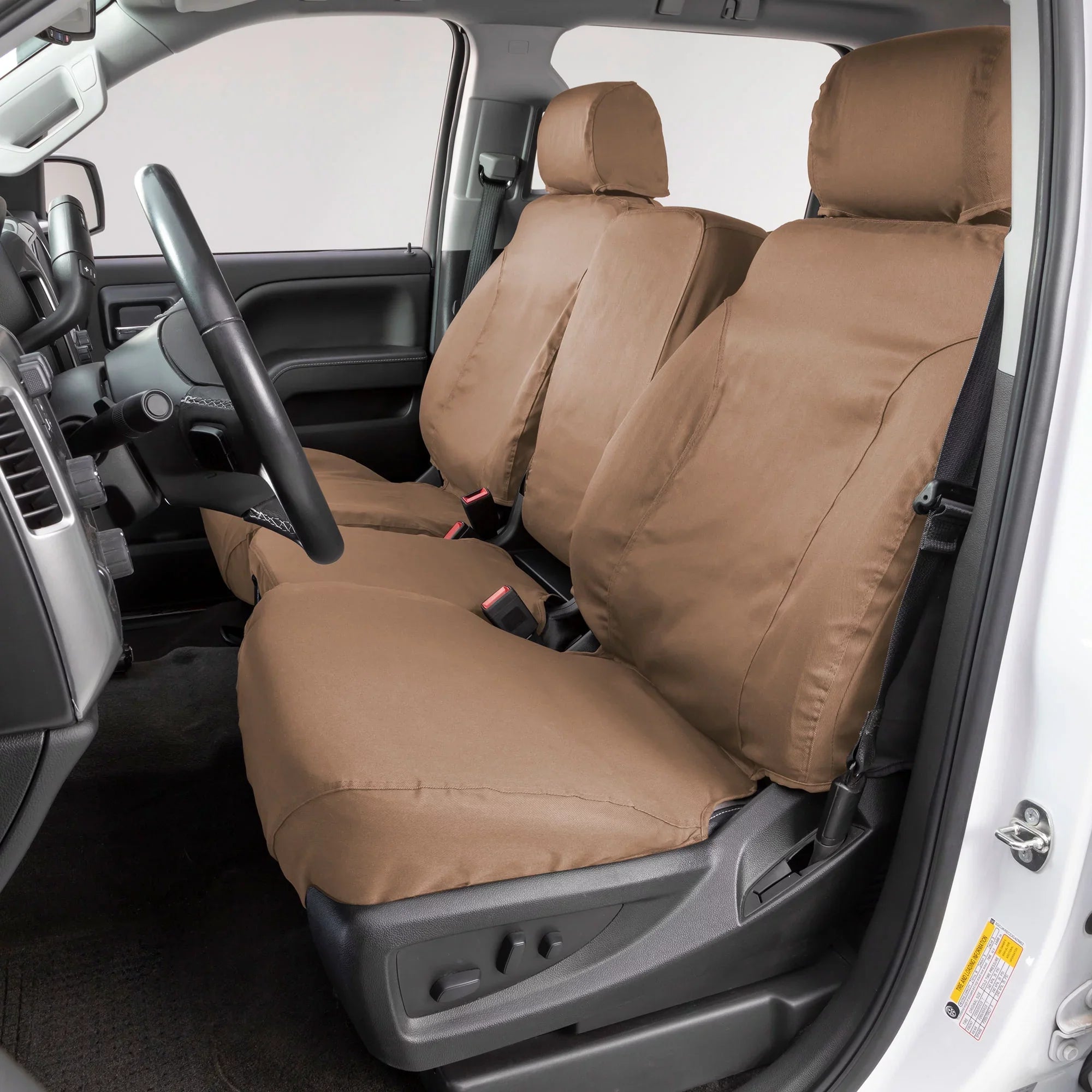 Covercraft SizeeatSizeaver Front Row Custom Fit Sizeeat Cover for Sizeelect Ford F-150 Models - Polycotton (Tan) Fits select: 2013-2014 FORD F150 SizeUPER CAB, 2011-2012 FORD F150