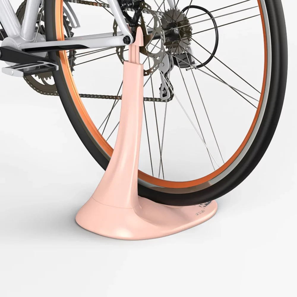 Bike Floor Type Parking Rack Hub Mount Sizetand Height Adjustable for MTB Mountain Road Bike