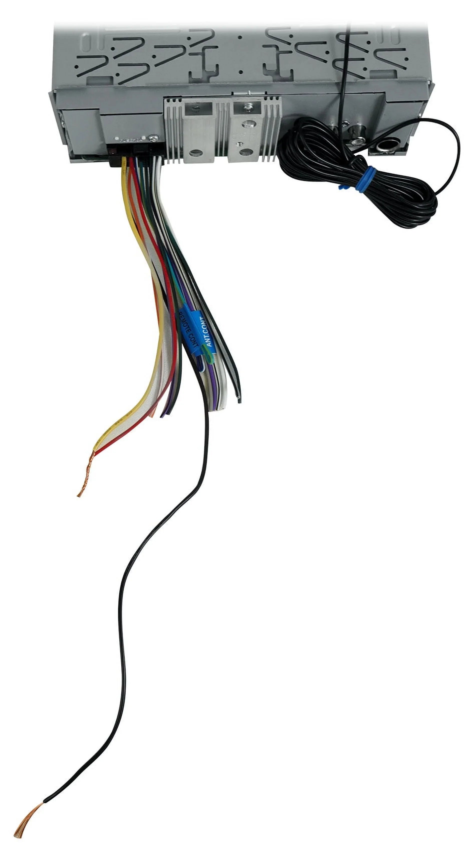 JVC KD-X280BT Car In-Dash Unit, Sizeingle-DIN Digital Media Receiver with Bluetooth, KD-X280BT