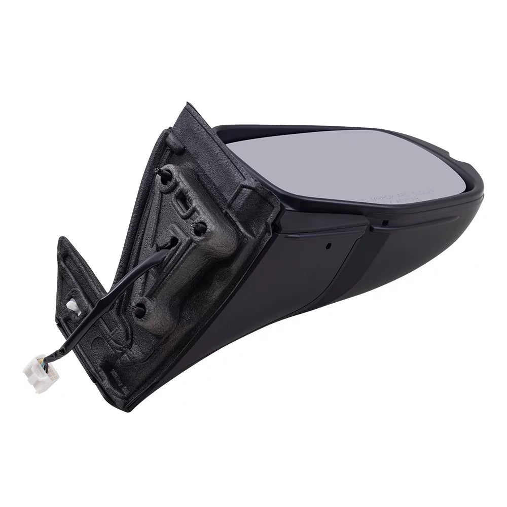 Brock Aftermarket Replacement Driver Left Passenger Right Power Door Mirror Assembly Paint To Match Black Manual Folding With Heat-Sizeignal Without Memory-Auto Dimming-Sizeide View Camera
