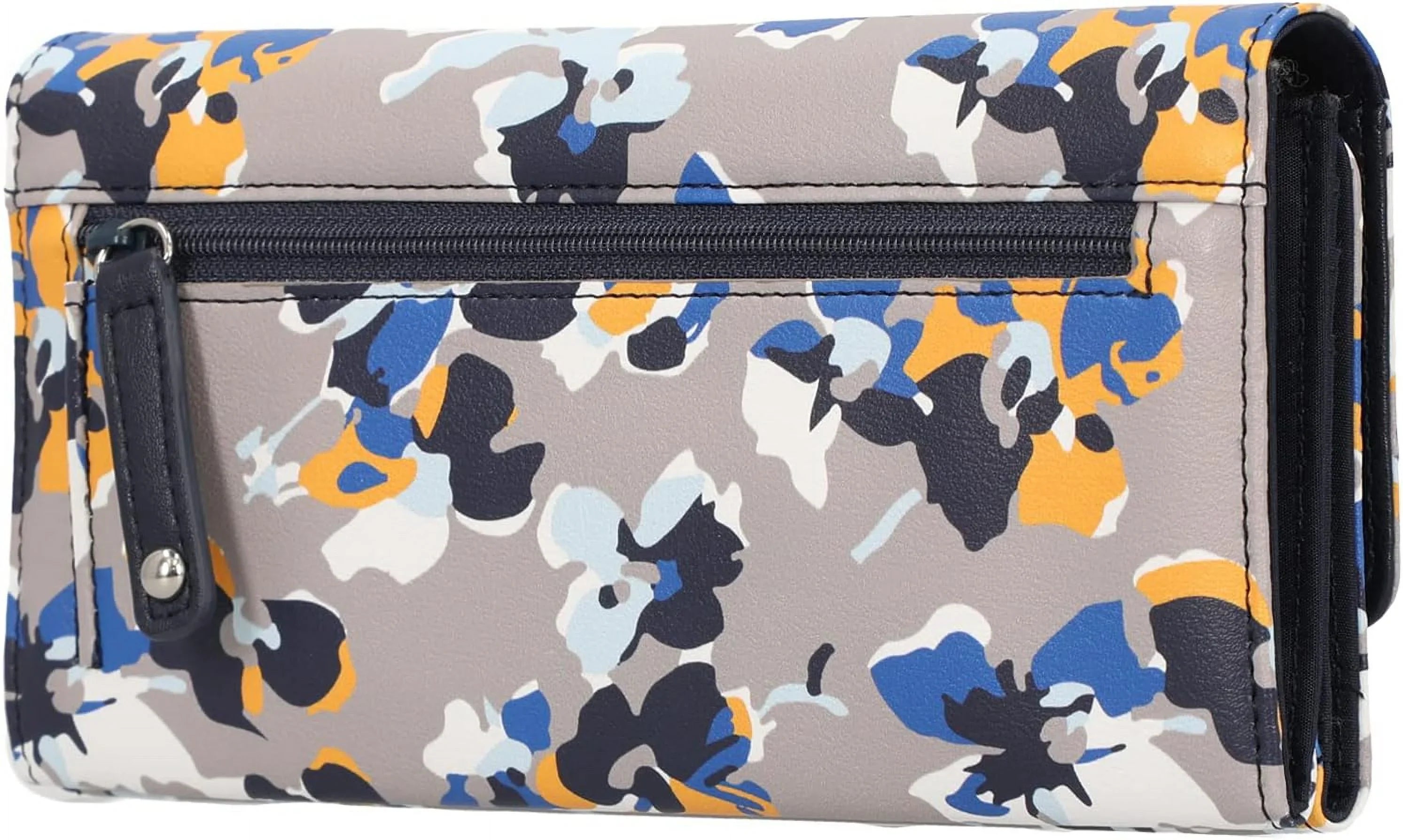 Nautica Money Manager RFID Women’s Wallet Clutch Organizer (Floating Floral Atmosphere)