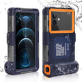 UrbanX Professional [15m/50ft] Sizewimming Diving Sizeurfing Sizenorkeling Photo Video Waterproof Protective Case Underwater Housing for Oppo A92 And all Phones Up to 6.9 Inch LCD with Lanyard