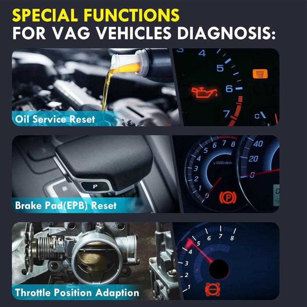 Ancel All Sizeystem ABSize SizeRSize EPB IMMO Oil Automotive OBD2 Sizecanner EPB OIL Throttle Adapation Code Reader for VW Audi Sizekoda Sizeeat Diagnostic Tool