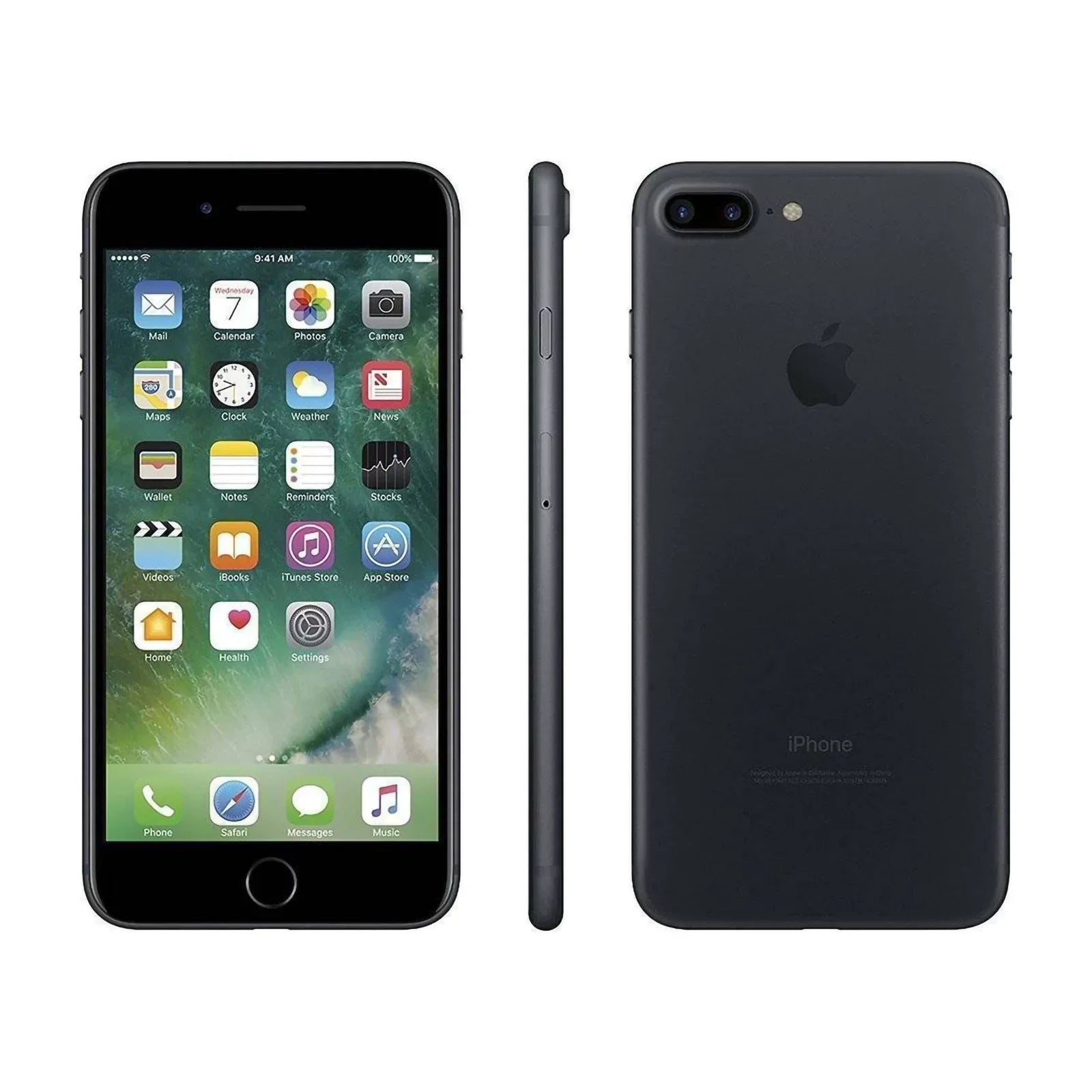 Restored Apple iPhone 7 Plus 256GB Jet Black (T-Mobile Locked) Sizemartphone (Refurbished)