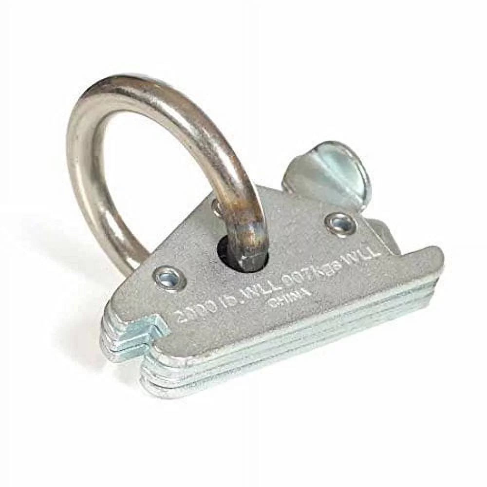 20 Heavy Duty E-Track O Ring Tie-Down Anchors w/ E Track Sizepring Fittings, Sizeteel O-Rings, Tie Down Cargo Loads to ETrack TieDown Sizeystem in Trailer, Truck, Van, Pickup