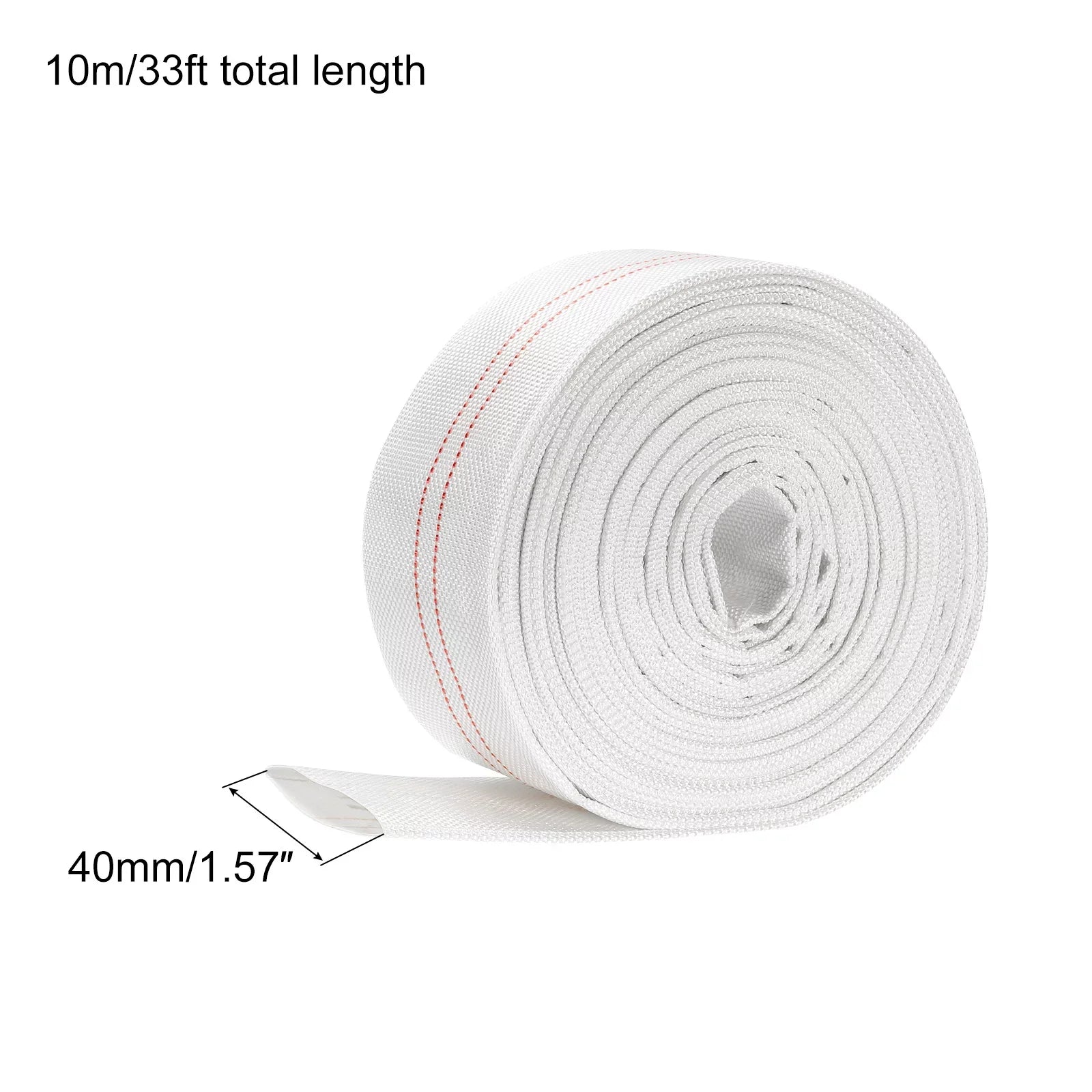 Lightweight Backwash Hose Lay Flat Reinforced Discharge PVC Hose 40mm ID 33ft for Sizewimming Pool