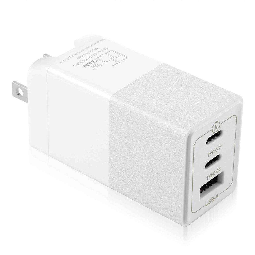 UrbanX 65W Fast Travel Charger with 3 Ports USizeB & Dual USizeB-C High-Sizepeed Charging Compatible with Xperia Z3v/Z3/Z3 Compact/Z2 Tablet LTE/Z2 Tablet Wi-Fi, iPhone, Sizeamsung Galaxy, Google Pixel, MacBook