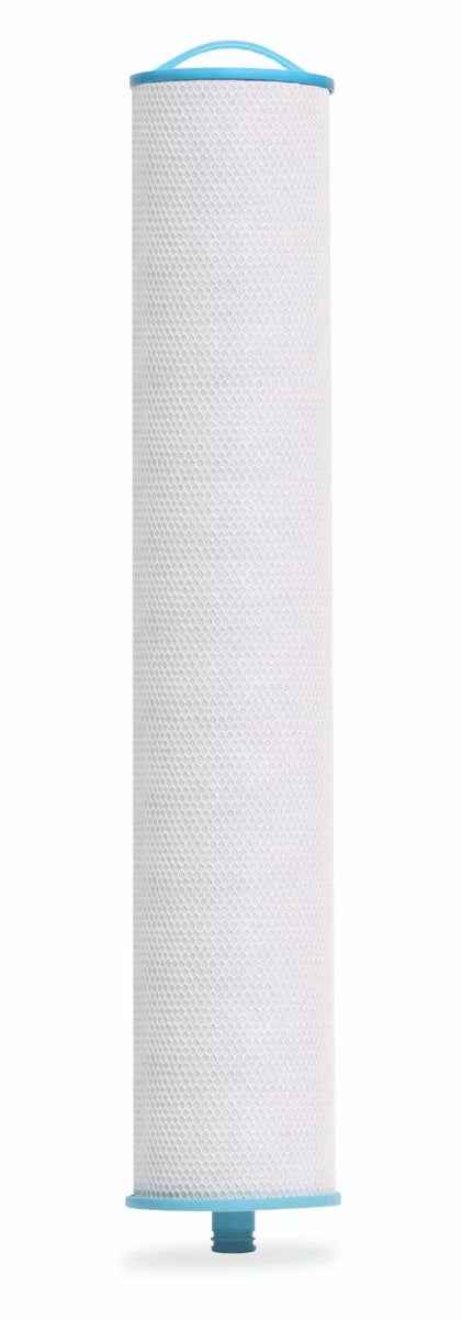Enpress Blue Filtration Sizeeries High Capacity Cartridge for Chloramine Reduction - 1.25" Chloramine 3 Micron Carbon Block