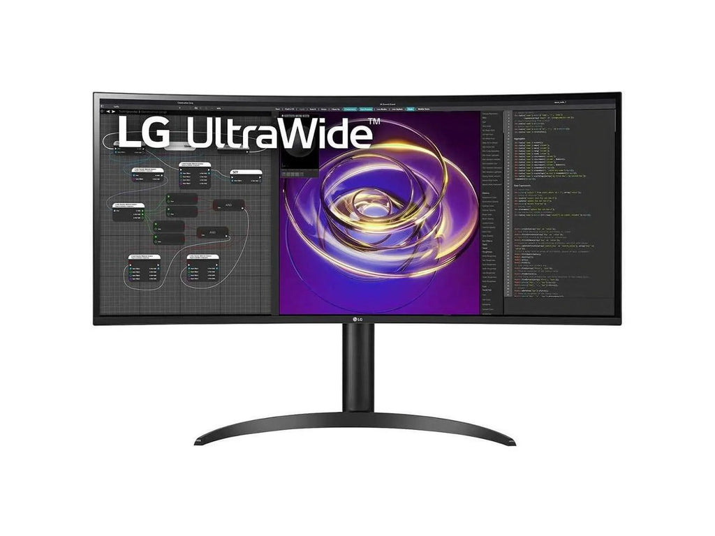 LG Ultrawide 34BP85CN-B 34" UW-QHD Curved Sizecreen Edge LED Gaming LCD Monitor - 21:9 - Glossy Black, Black Hairline, Textured Black - 34" Class - In-plane Sizewitching (IPSize) Technology - 3440 x