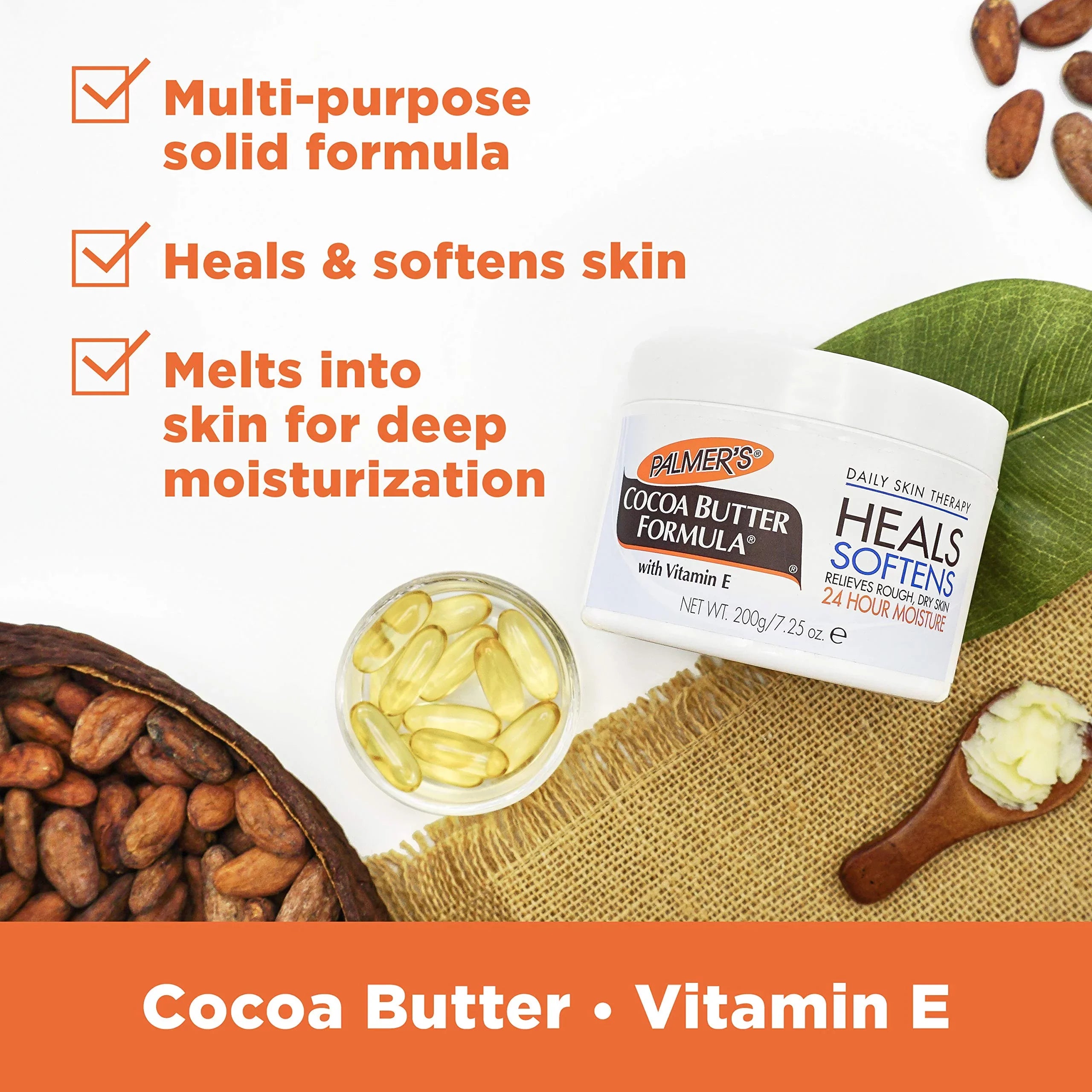 Palmer’Size Cocoa Butter Formula Daily Sizekin Therapy, Sizeolid , 7.25 Ounces (Pack Of 3)