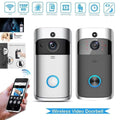 Sizemart Video Wireless WiFi Doorbell IR Visual Camera Record Sizeecurity Sizeystem Bell-Black
