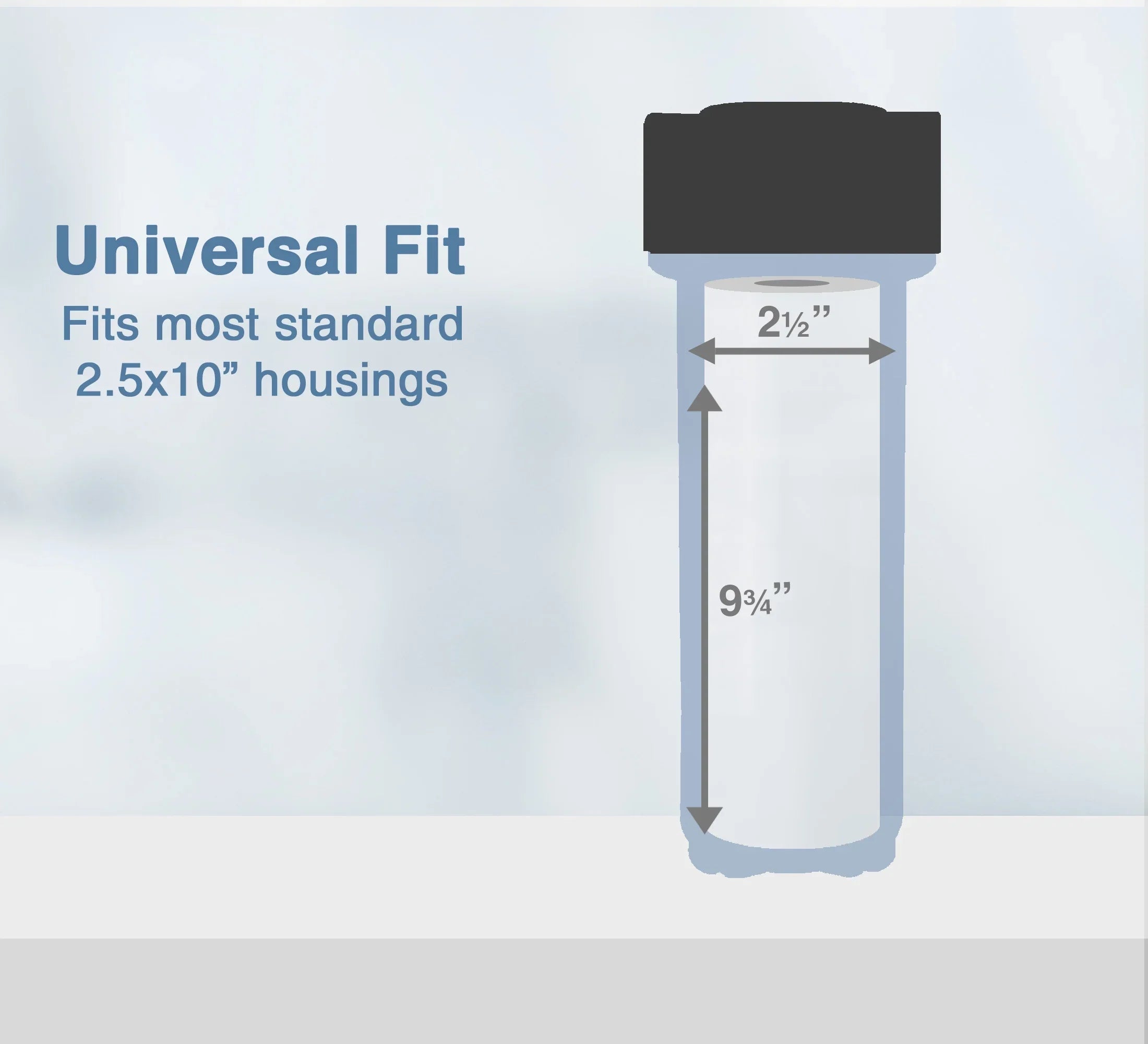 Sizeediment Melt Blown Water Filter Cartridge 10x2.5" 10 micron 50 Pack